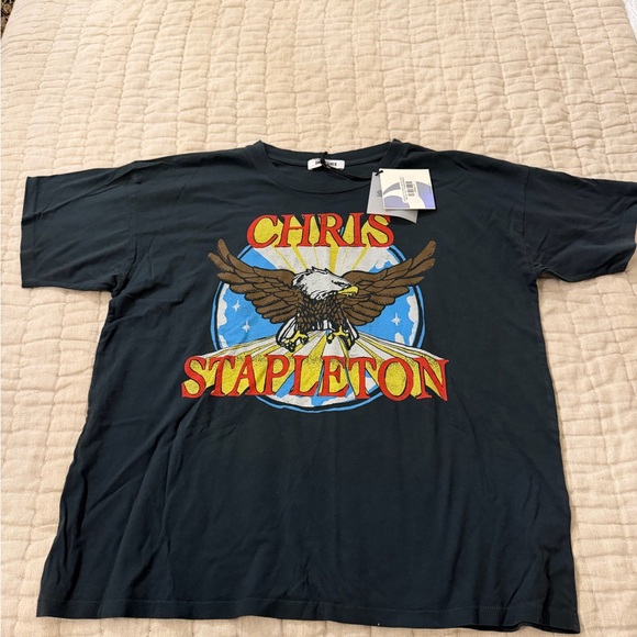 ⭐ Daydreamer Chris Stapleton Eagle Graphic Tee Black Size Medium NEW - Picture 4 of 5